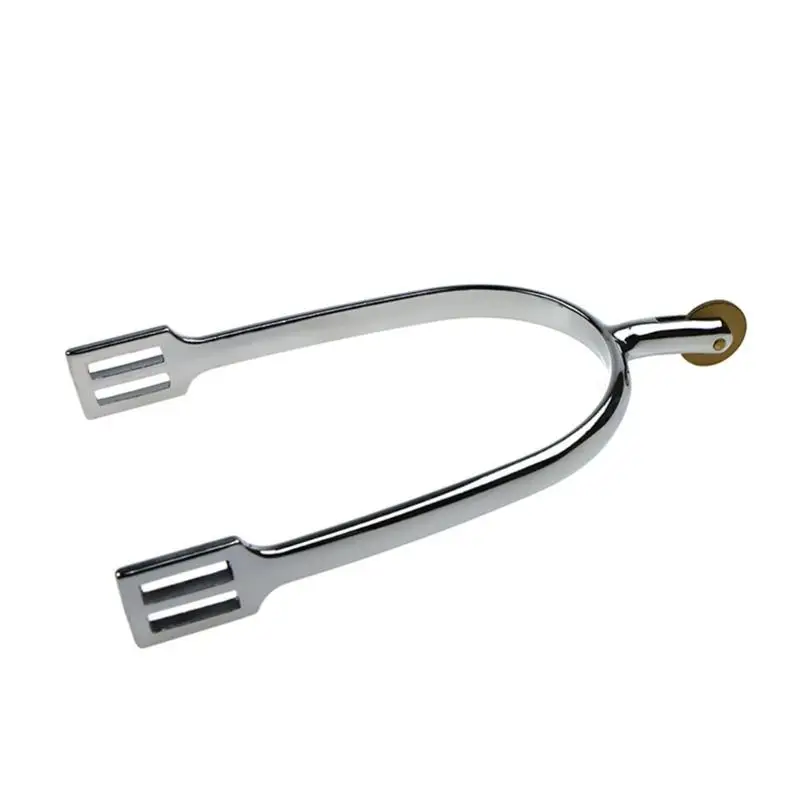 652F Zincs Alloys Horse Spurs Chrome مغلفة 30 ملم باحتر