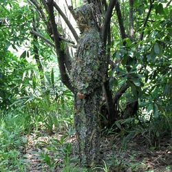 Four Season 3D Camouflage Hunting Suit, Maple Leaf Color, Breathable Camouflage Suit