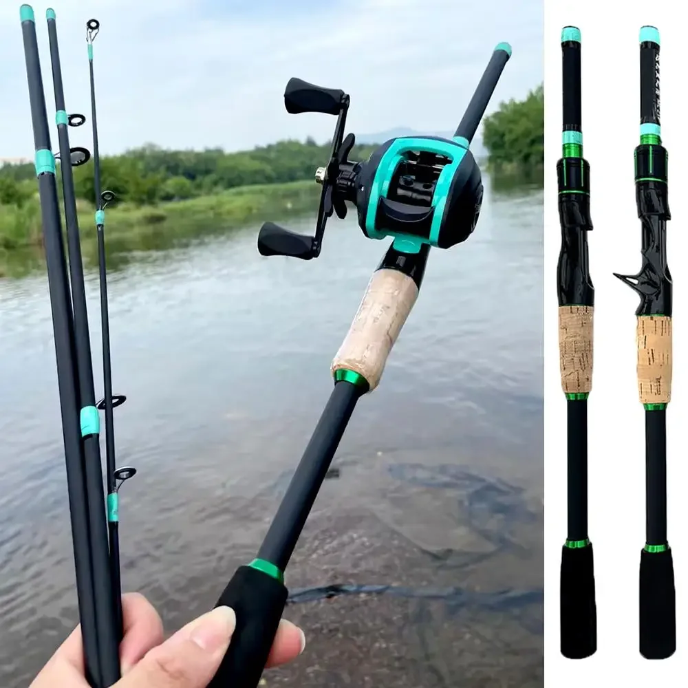 4/5 Abschnitt Ultraleichte Spin/Cast Lure Angelrute 7,2:1 Baitcastingrolle Set 1,8/2,1 M Köder WT. 3,5-14g Tragbare Reise Mini Pole – Detail 14