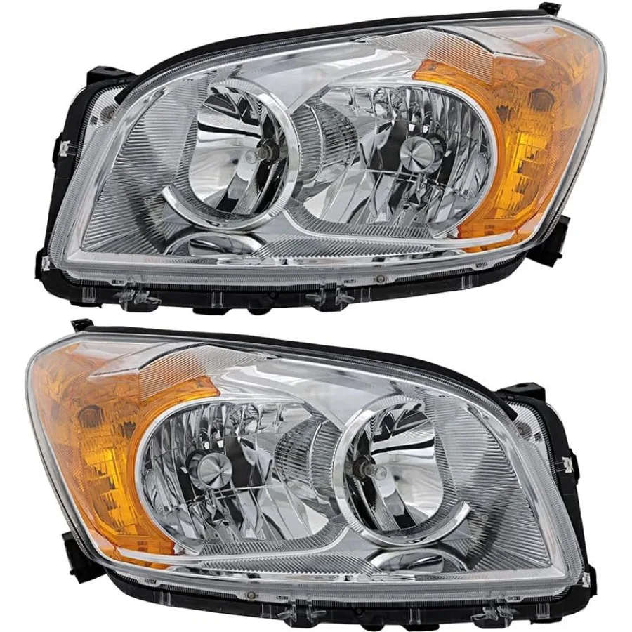 

For Rav4 Headlight 2009 2010 2011 2012 Driver and Passenger Side Headlamp Assembly Replacement