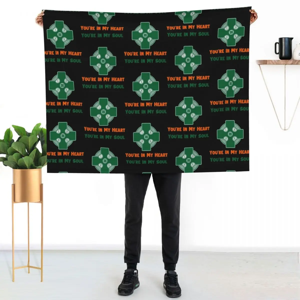 Rod Stewart Celtic Throw Blanket Comforter Blankets For Sofas Hairy Blankets Sofas Of Decoration Soft Beds Tourist Blankets