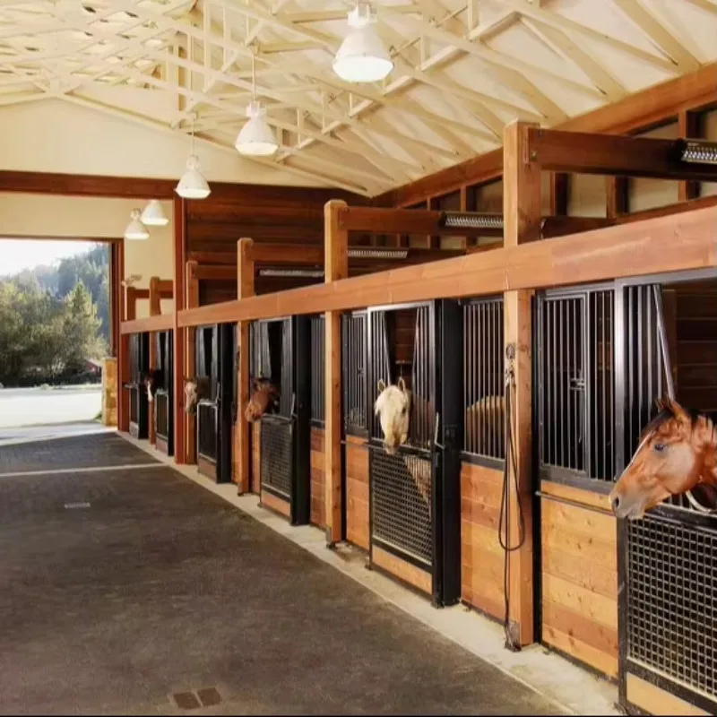 Customization New Portable Horse Stable with Essential Gear Components for Farms