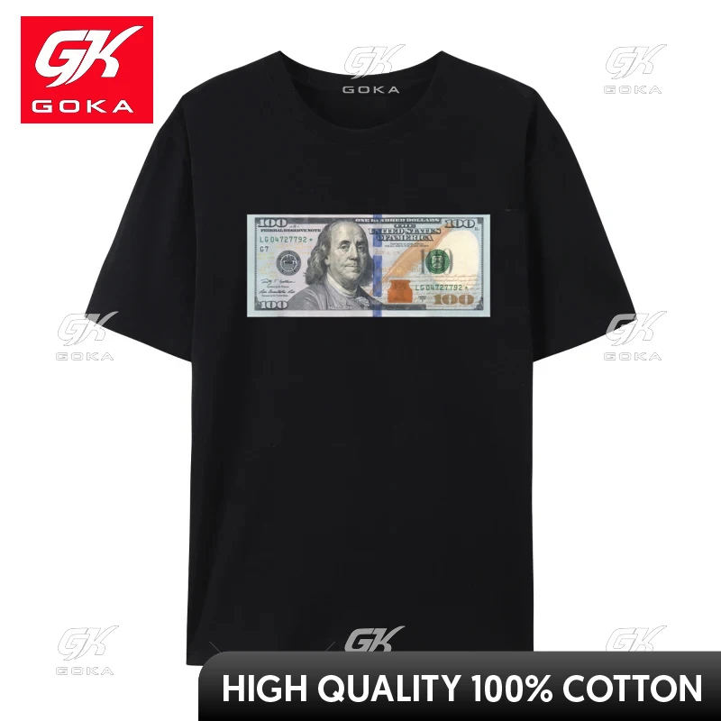 Dollar Bill Baller Design T-shirts Gift Tshirts Loose Men's Autumn Tees Tee Shirt Pure Cotton Drop Shipping