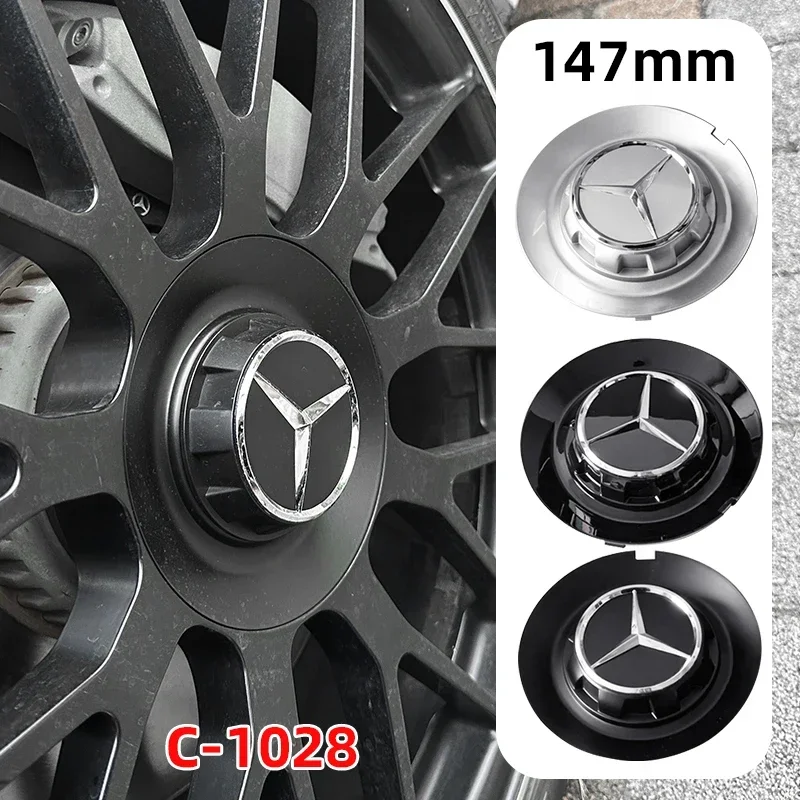 

4 шт. 147 мм C-1028 17028 Декоративные колпачки на центральные отверстия колесных дисков, эмблемы, аксессуары для автомобилей Mercedes-Benz AMG G350 G500 G63 G65