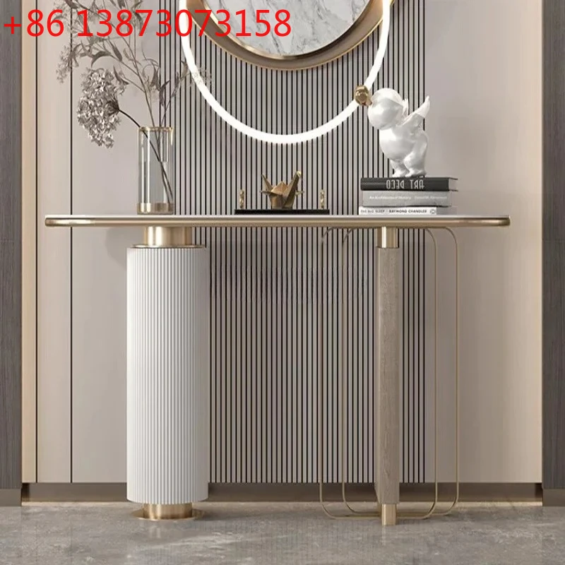 

Lichte Luxe Wind Veranda Terras Moderne Eenvoudige Woonkamer Ingang Einde Uitzicht Terras Italiaanse Minimalistische Rotsplaat