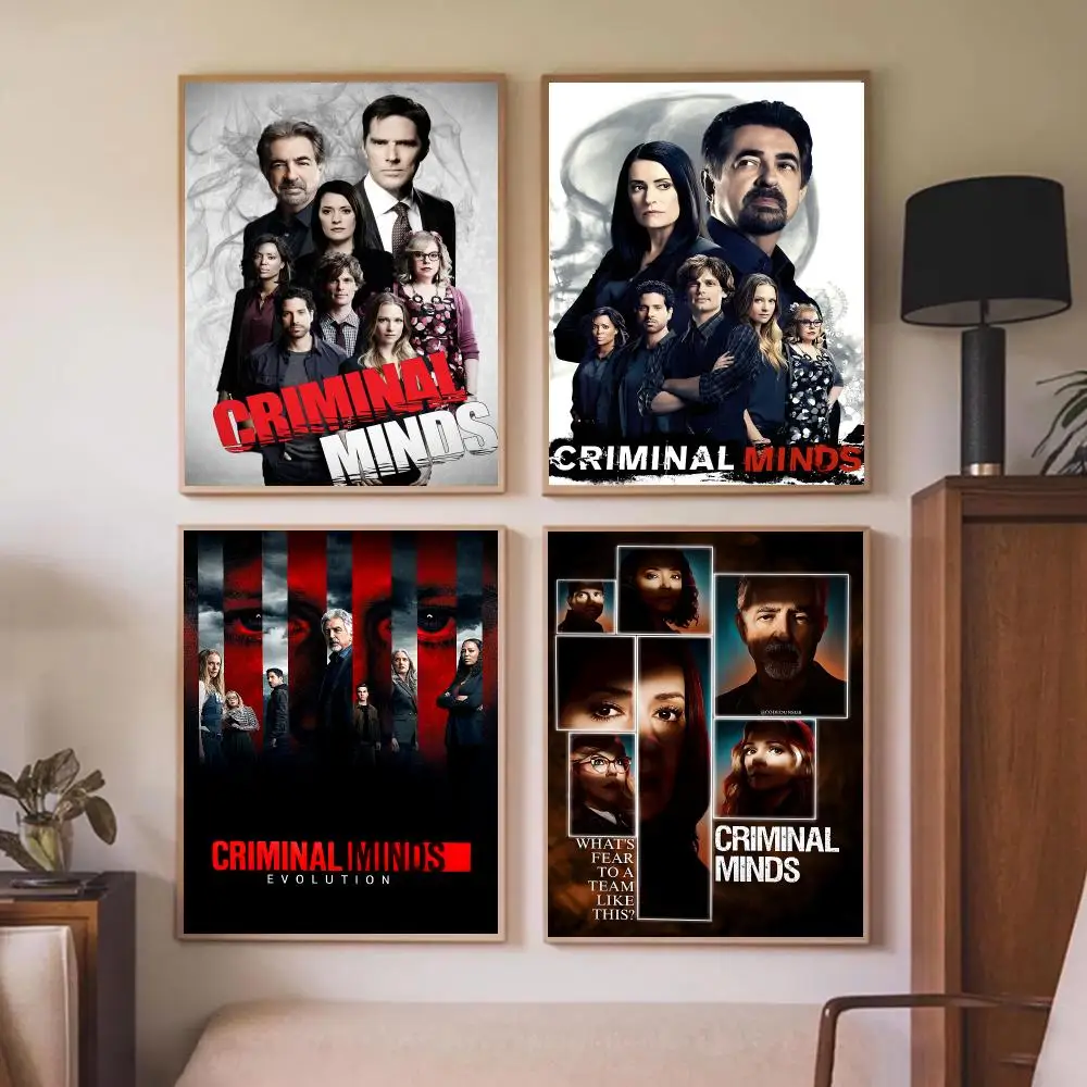 TV Drama C-Criminal Minds Poster Wall Art Prints for Bedroom Living Room Office Home Decoration Hanging Artwork Gift