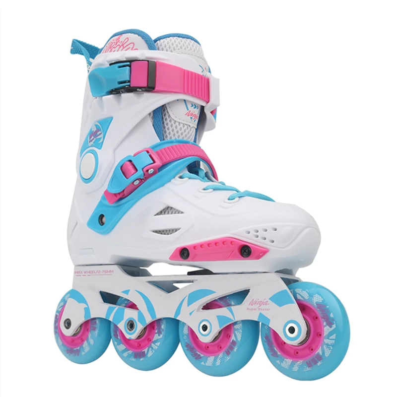 

Роликовые коньки для взрослых и молодежи Роликовые коньки Синие, белые, черные скальные коньки Съемные и моющиеся роликовые кроссовки Размер 35-44