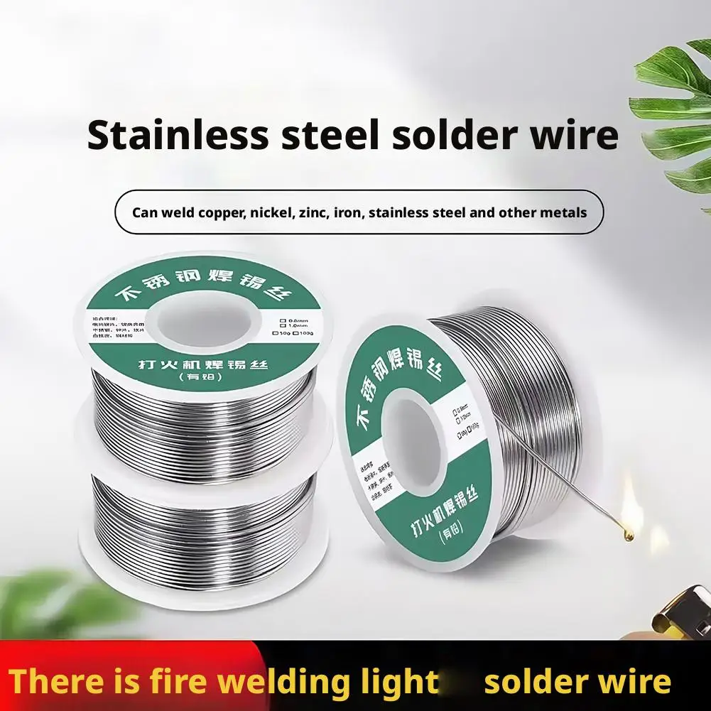 20g 50g 100g Soldering Tin Wire Tin Melt Rosin Core Solder Soldering Wire Roll No-clean FLUX 2.0% Tool