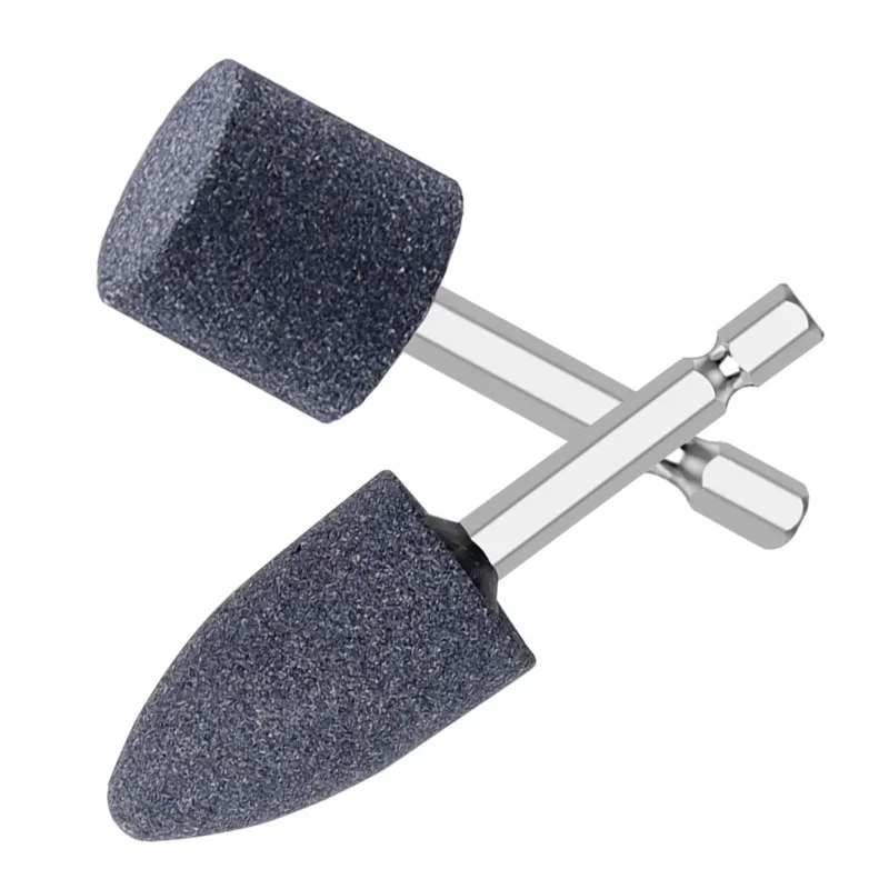 1 pz 25/30mm esagonale 6.35mm gambo mola testa di affilatura portatile rettifica trapano accessori per utensili elettrici