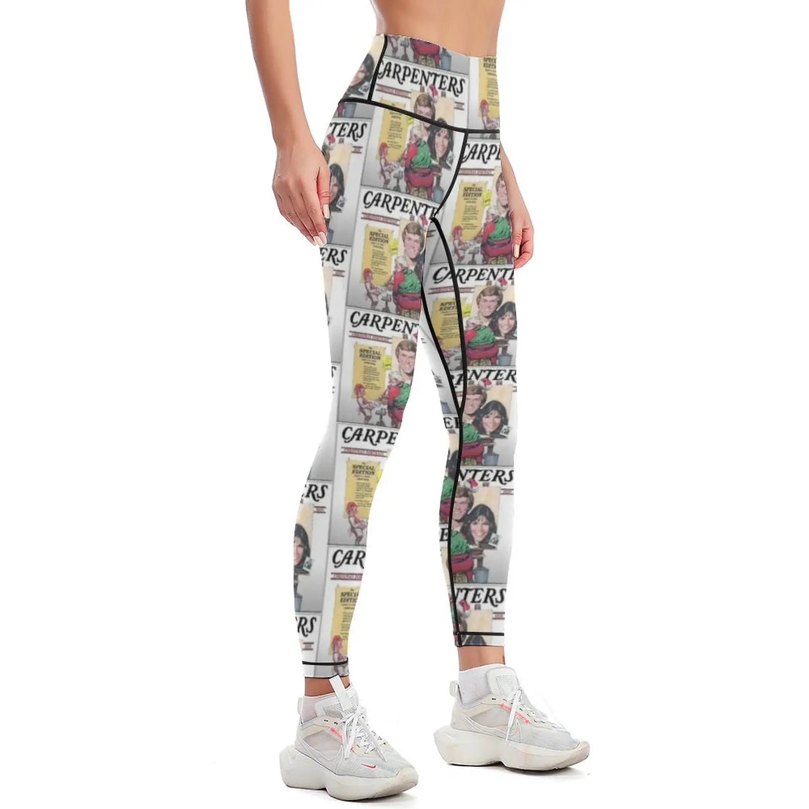 Carpenters Christmas Portrait album cover Leggings Female legging pants Sweatpants sport pants Womens Leggings