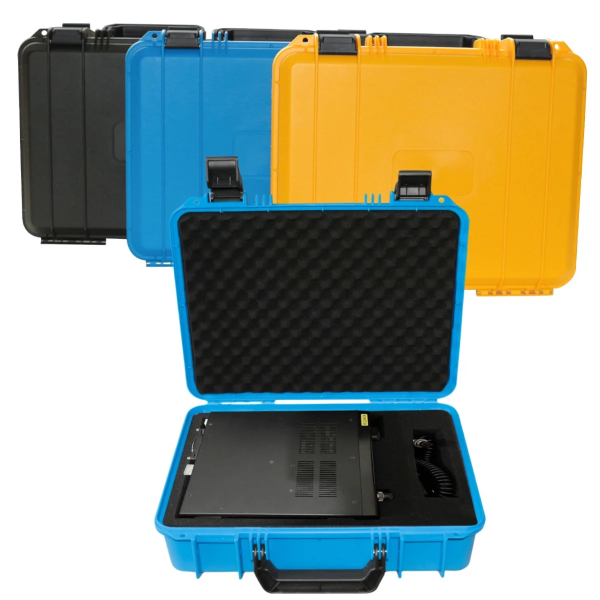 1pc Plastic Tool Case Suitable Carrying Tool Box Hardware Toolbox Portable Equipment Storage, Foam Padded Interior