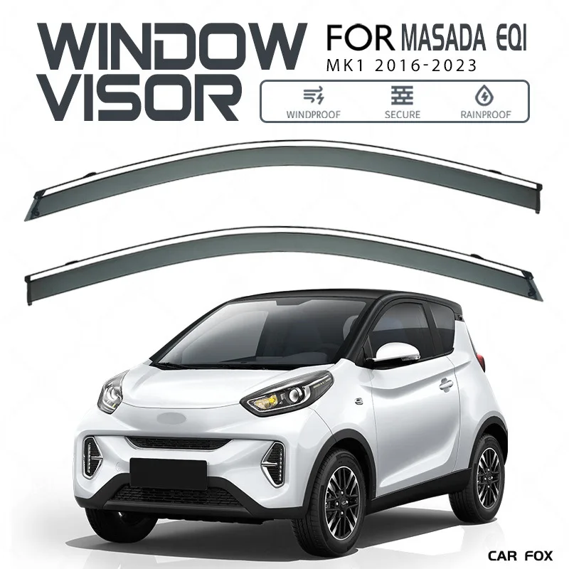 

2Pcs For MASADA EQ1 2016+ Car Window Visor Awning Shelters Windshield Side Window Rain Sun Shade Auto Accessories Car Styling