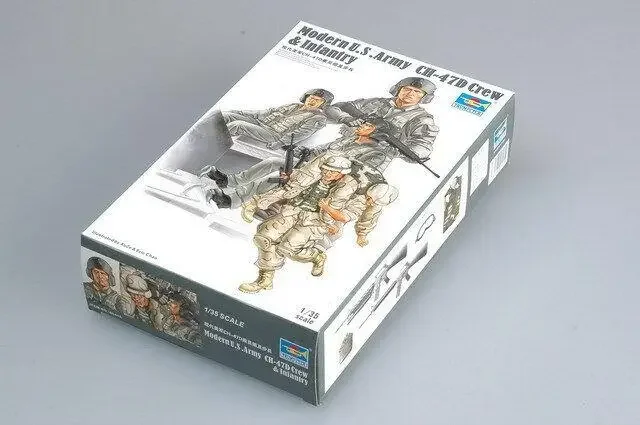 

Trumpeter 00415 1/35 Modern U.S .Army CH-47D Crew & Infantry model kit