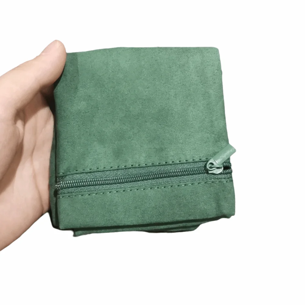 

Foldable Jewelry Organizer Multiple Compartments Zipper Travel Jewelry Storage Bag Delicate High Capacity Necklace Organizer