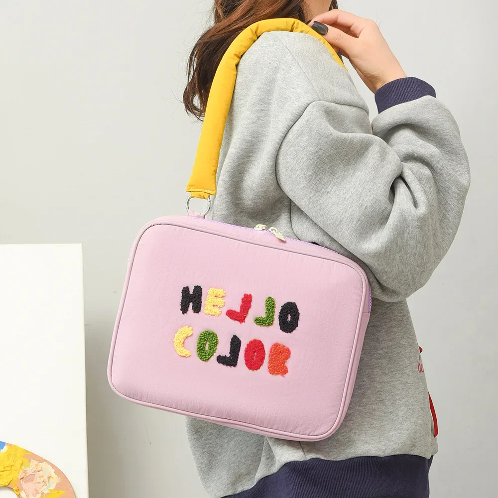 Bolsa fofa para laptop 11 13.3 13.6 14 15 polegadas para Ipad 11 Macbook Pro16 Dell Xiaomi Samsung Huawei15.6 Bolsa para transporte de laptop