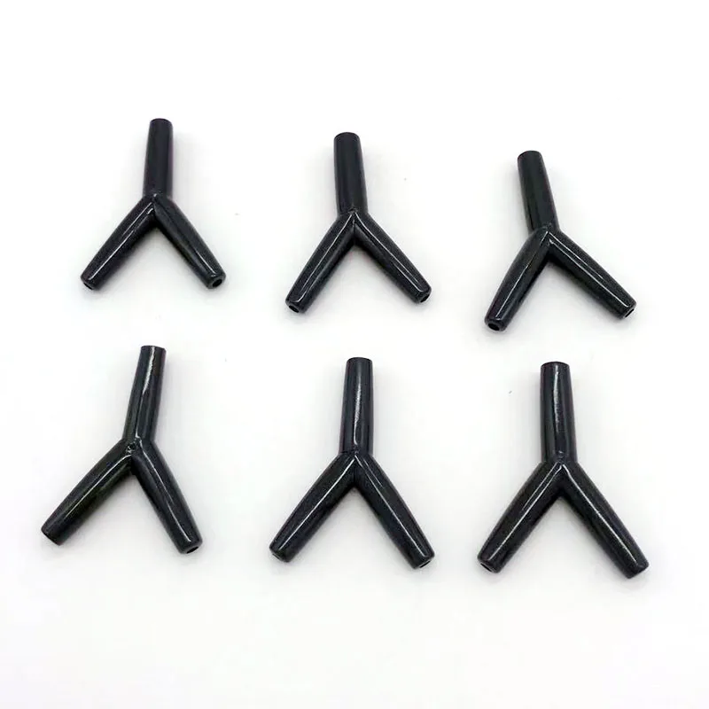 10pcs/lot Black 4mm 3 ways Aquarium Fish Tank Air Pump Connector Connector Control Valve Air Pipe Tube Accessories Y Shape