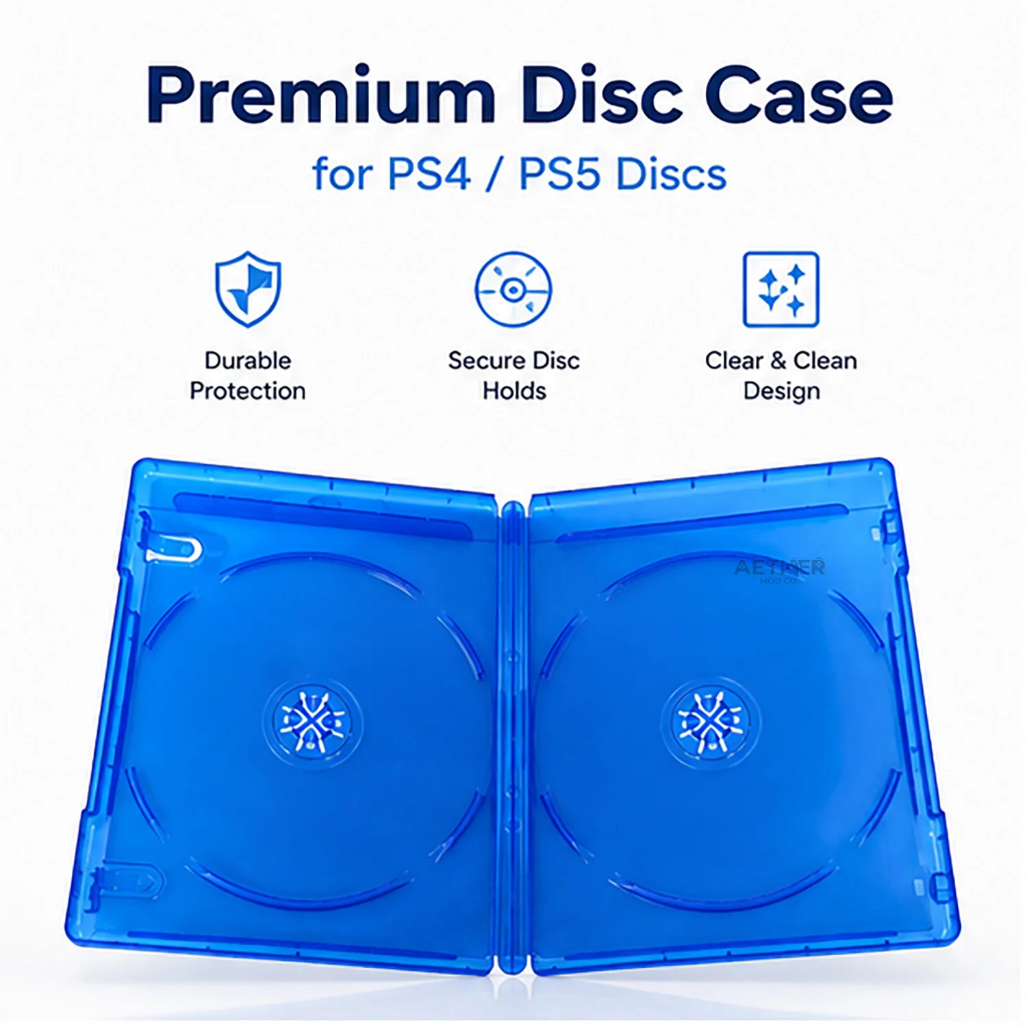 10-15pcs Double Disc Protective Storage Case Designed for PS4 and PS5 Suitable for Storing Game CDs and DVDs