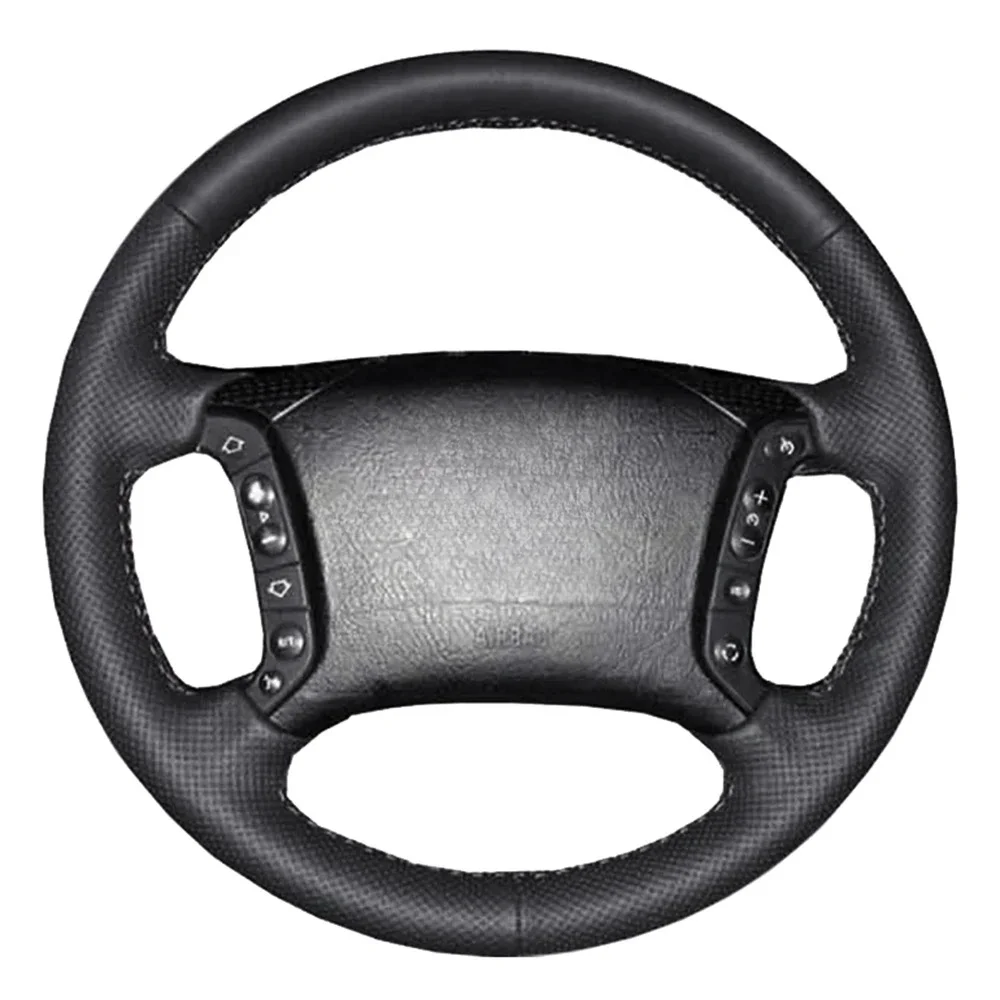 Custom Car Steering Wheel Braid Cover Non-slip 100% Fit For BMW E46 318i 325i E39 E53 X5 Auto Interior Accessories Steering Wrap