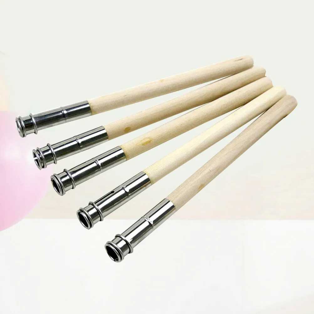 5Pcs Premium Wood Pencil Extender with Metal Clamp Nickel Plated for Round Hexagonal Pencils Drawing Art Students Office