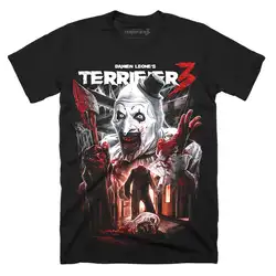 Terrifier 3 Heads Will Roll T-Shirt