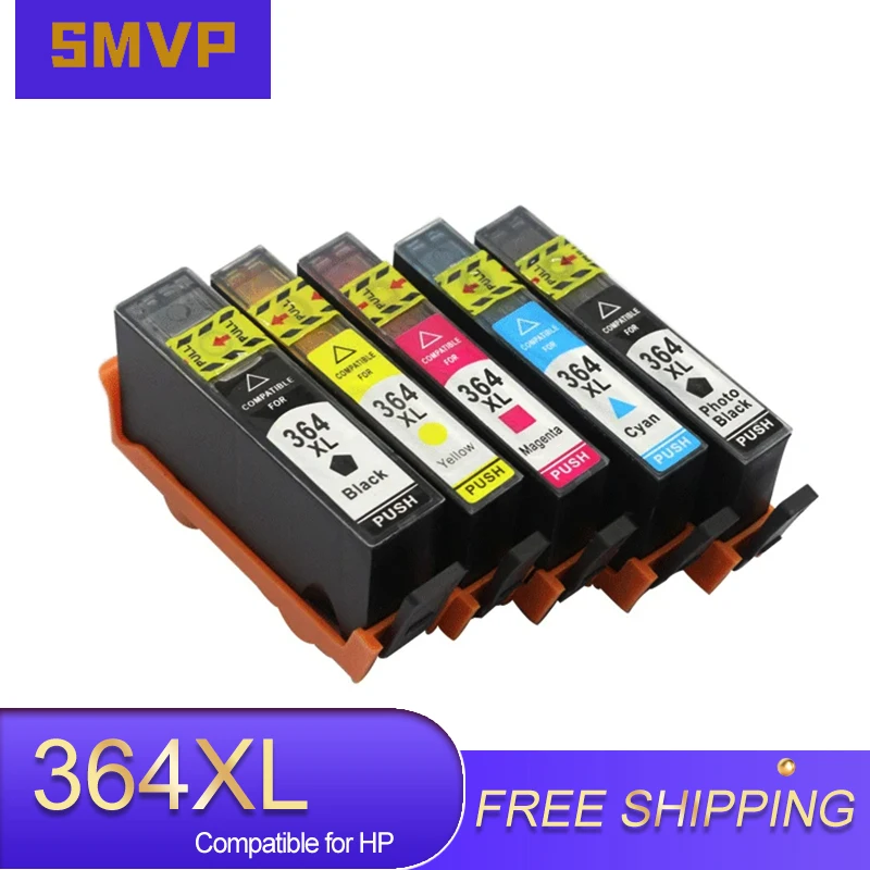 Compatible Ink Cartridges 364XL for HP 364 HP364 for HP 5520 6510 6520 7510 B109 3070A 5510 6510 B209A C510A Printer