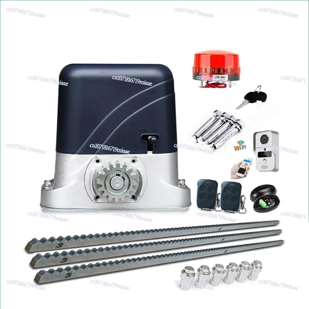 

AC AC sliding motor rack warning light infrared radiation small iron wrought iron villa door neutral