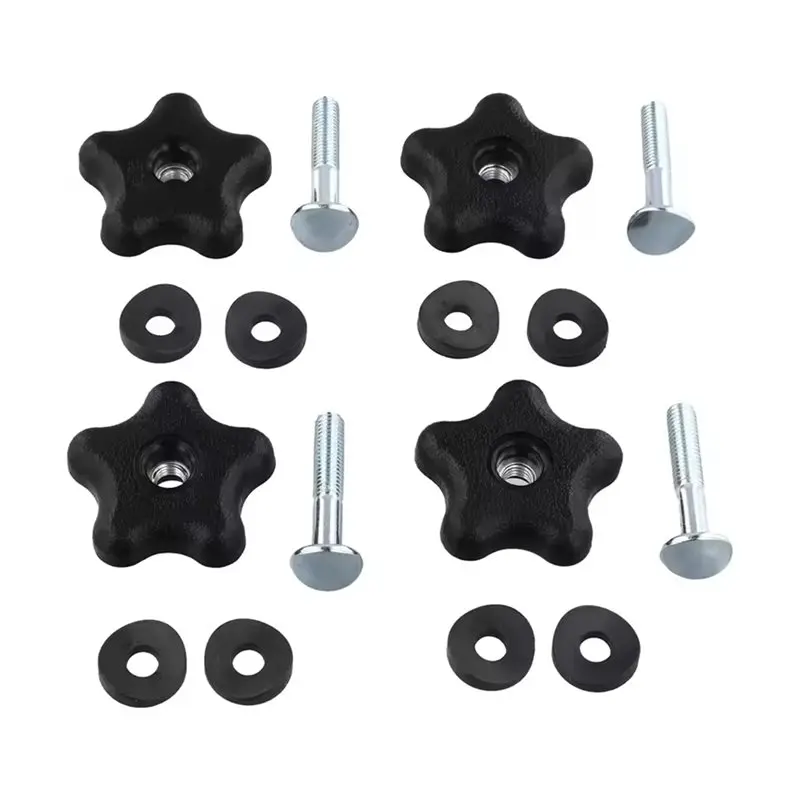 ABGH-For TIMEMASTER For Recycler For POWER For CURVE Lawn Mower Compatible 4 Set 117-5976 Handle Knob And 92-2260 Bolts Set