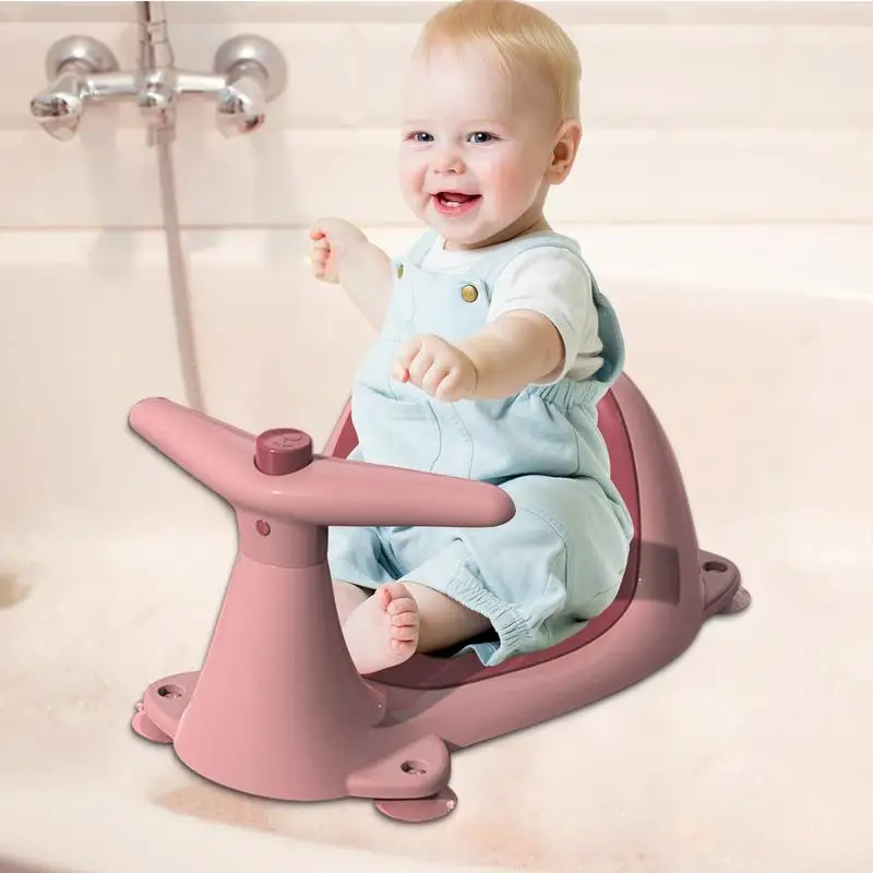 Asiento de baño para bebé, asientos de baño con forma de ballena de dibujos animados, asiento de baño antideslizante para bebés, asientos de baño de seguridad con rociador de agua para