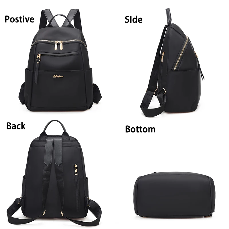 New Large Capacity Anti-theft Sac A Main Backage Fashion Oxford Cloth Bookpack Mother Travel Bag Women\'s Brand Designer Backpack