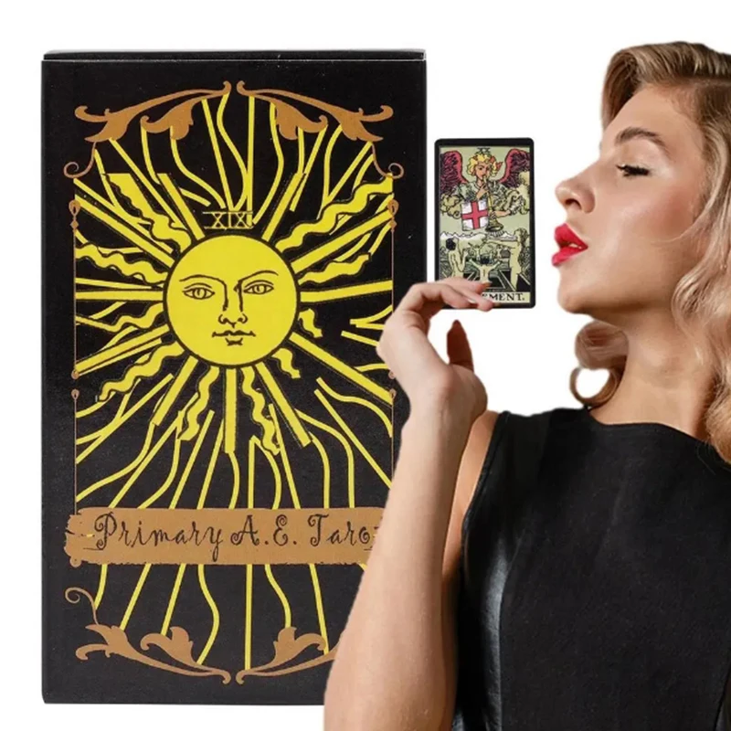 Primary A_E_tarot Oracle Card Party Game Family Friend Table Game Party Tarot Card Primary A.E Tarot 78pcs Party Favor Gift