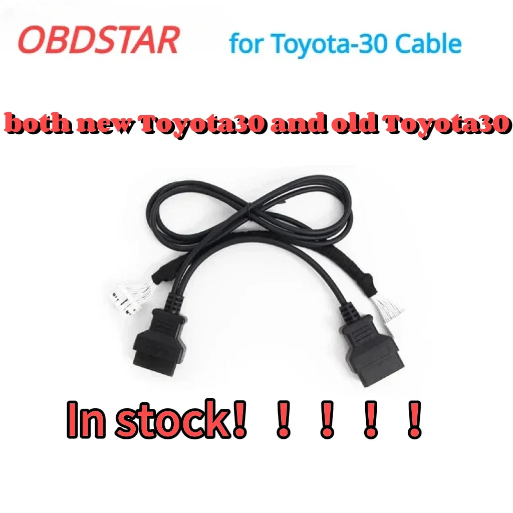 

OBDSTAR for Toyota-30 Cable Proximity Key Programming All Key Lost Support 4A and 8A-BA No Need To Pierce The Harness