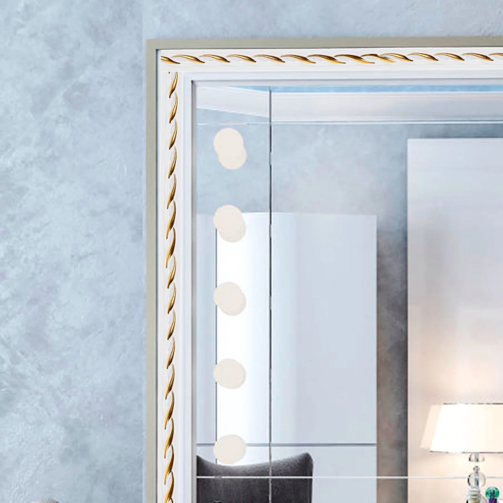 ذاتية اللصق صب تقليم مرنة جدار متفوقا الشريط لخزانة مرآة السقف قشر عصا الحدود الزخرفية