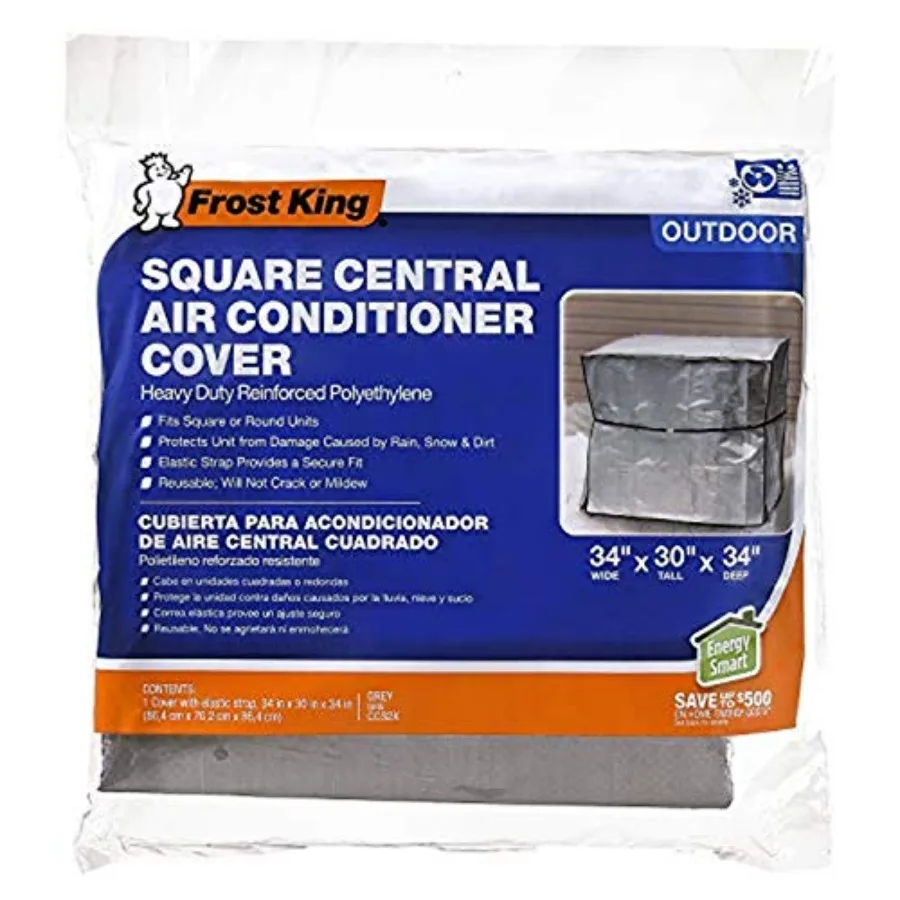 

Frost King CC32XH 34x34x30 Квадратная крышка центрального кондиционера Сверхмощный армированный полиэтилен