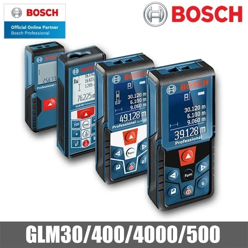 BOSCH Laser Range Finder 30/400/4000/500 Meters Electronic Infrared Volume Room Ruler High Precision Measuring Instrument