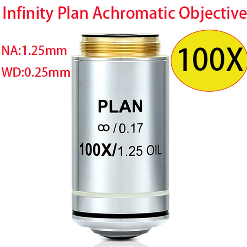 

Профессиональный объектив 4X 10X 20X 40X 60X 100X с планом бесконечности 195ахроматических объективов для микроскопа Olympus