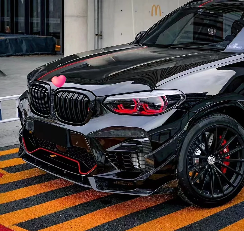 

Suitable for BMW X3M F97 Retrofit Upgrade Forged Pattern Front and Rear Diffuser Side Skirts Rear Spoiler Body Kit