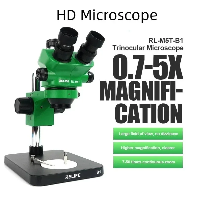 Jewelry Making Microscope with Diamond Setting and Inlaid Mirror