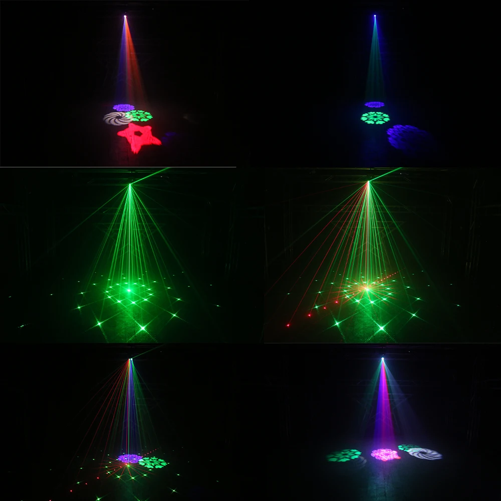 Фонарь Лазерный, 4 дюйма, 48 узоров