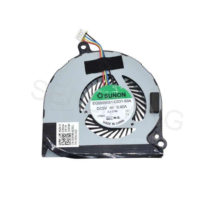 For DELL Latitude E7440 E7420 DC5V 0.40A 4-PIN CPU Fan EG50050S1-C031-S9A EG50050S1-C032-S9A DC28000D7SL 006PX9 Used Cooler