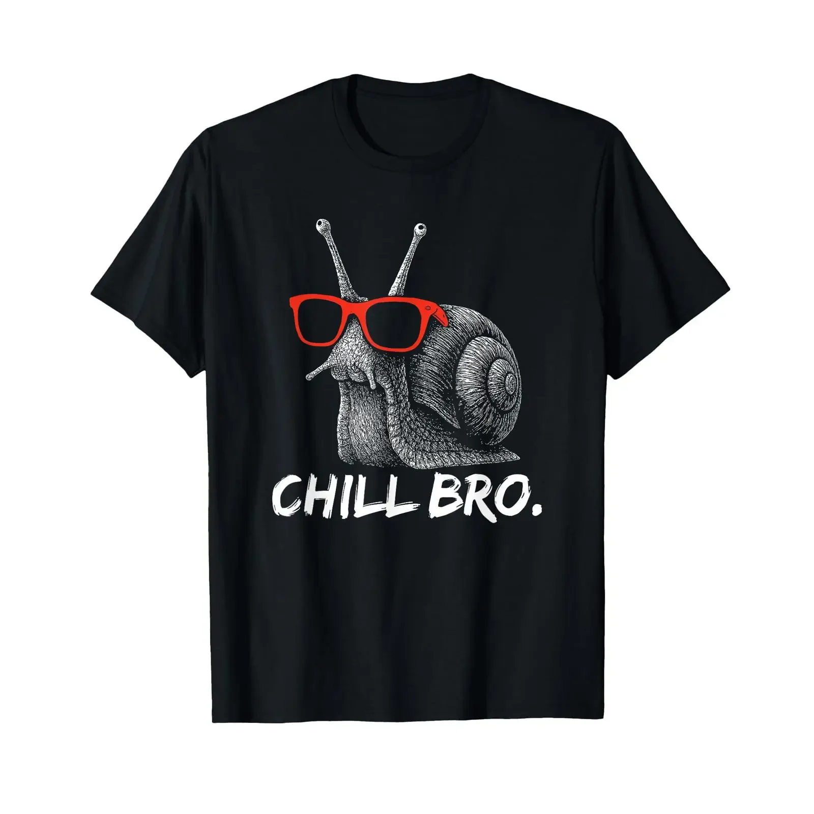 Sponsored Ad CHILL BRO Funny Snail with Sunglasses Gamer T Shirt vintage Washed Breathable graphic Soft fashion Comfortable