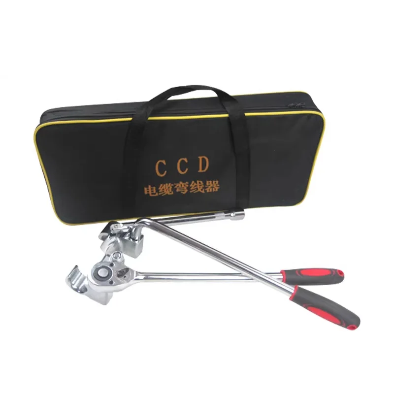Split Cable Bending Tool Portable CCD Hydraulic Cable Bender 0-180° Bending Angle Professional Pipe Bender With Manual Pump
