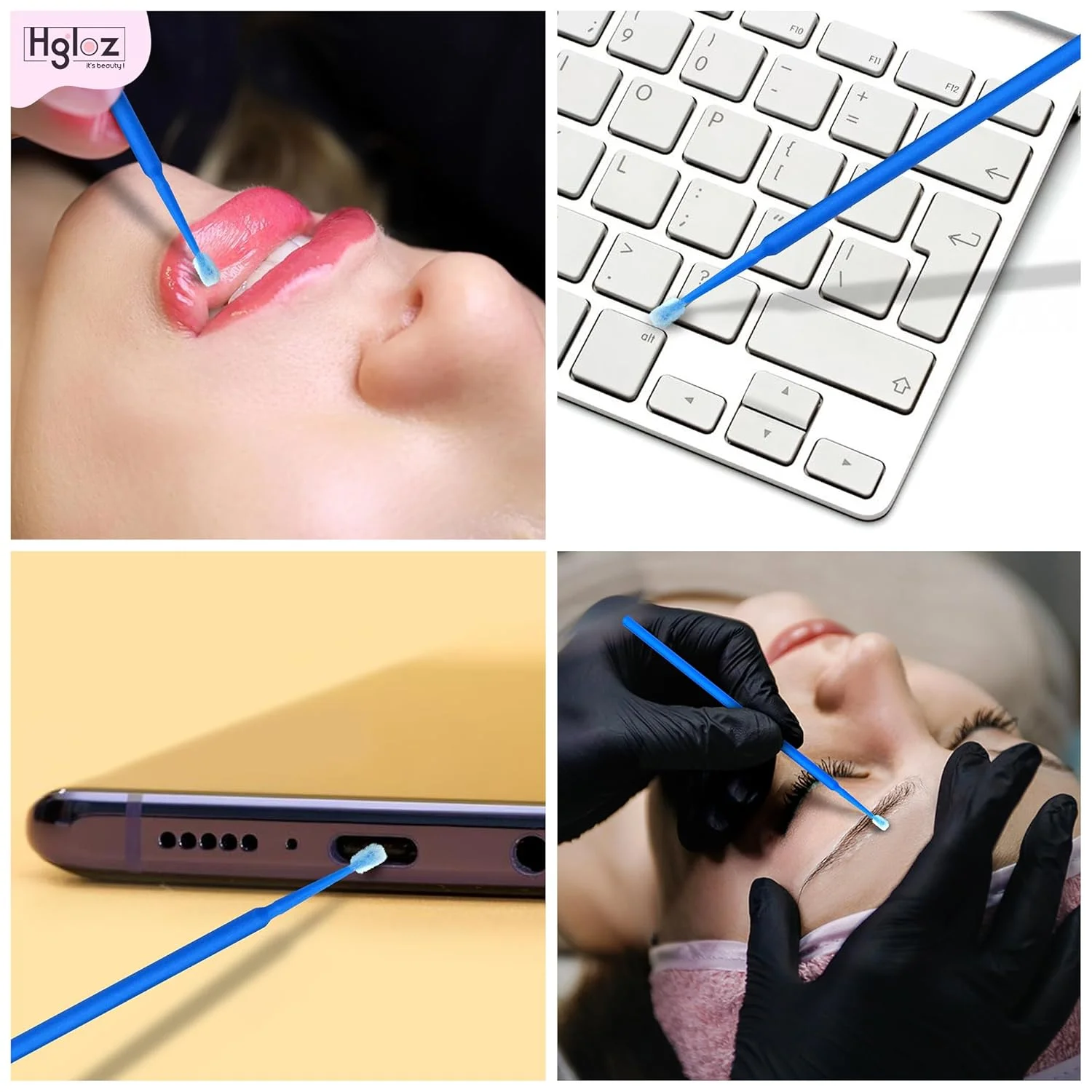 100-200pcs Paint Brushes Paint Touch-up Dentistry Pen Car Applicator Stick Once-only Use Automobile Pen Stick Paint Brushes image 5