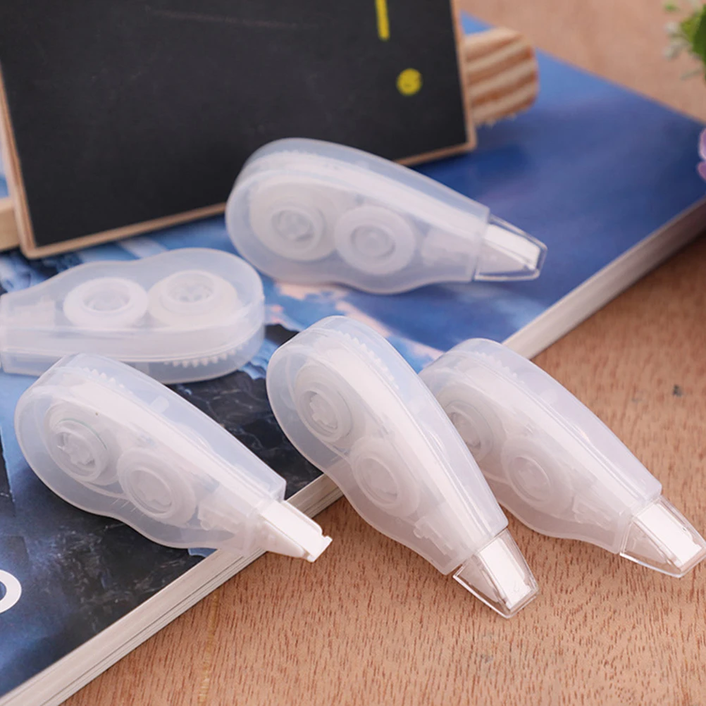 6 قطعة شريط تصحيح أبيض تصحيحات فورية محمولة مريحة الشريط الأسطوانة لطلاب المكاتب المدرسية لوازم القرطاسية #2