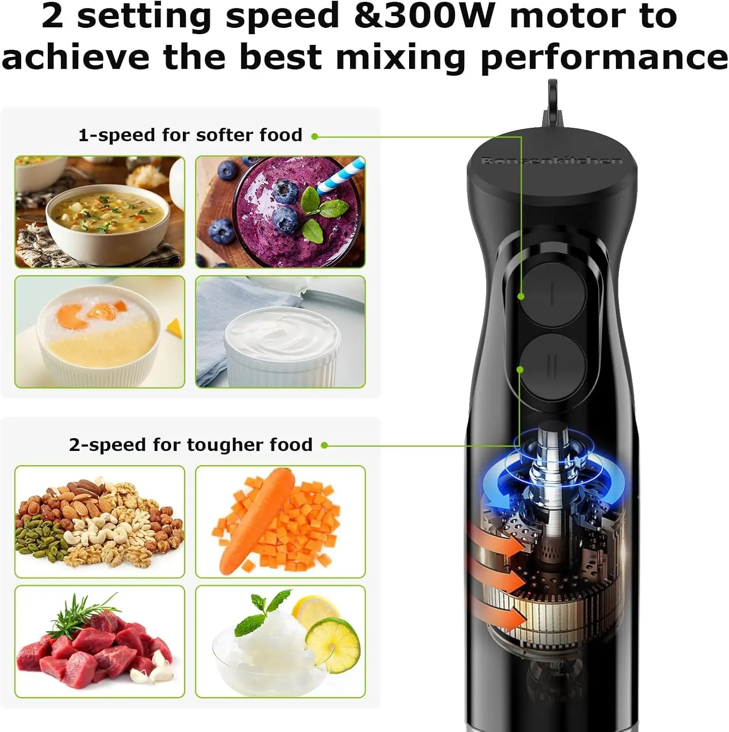 2 Speed Immersion Blender 2