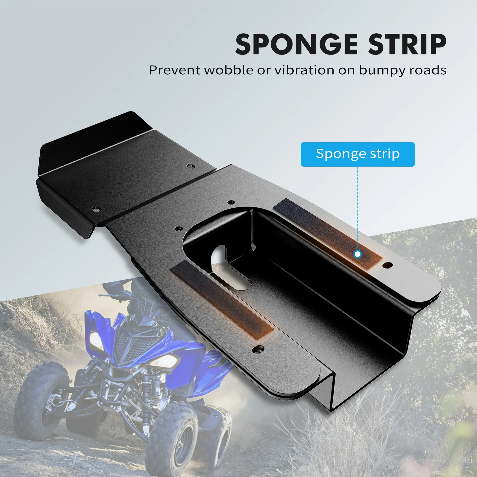 NICECNC ATV Swing Arm Skid Plate For Yamaha Raptor 700 Raptor 700R YFM700 YFM700R 1PE-F219X-00-00 Rustproof Anodized