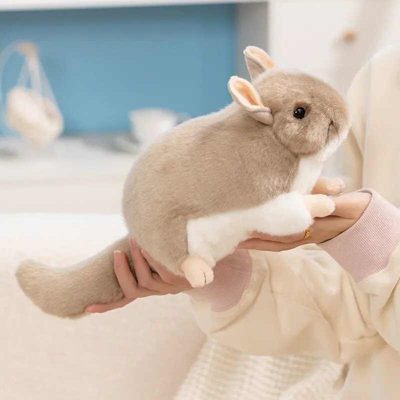 Simulated Animal Totoro Doll Plush Toy Hamster Doll Cat Dolls Props Children's Birthday Gifts Decoration 40cm DY10492