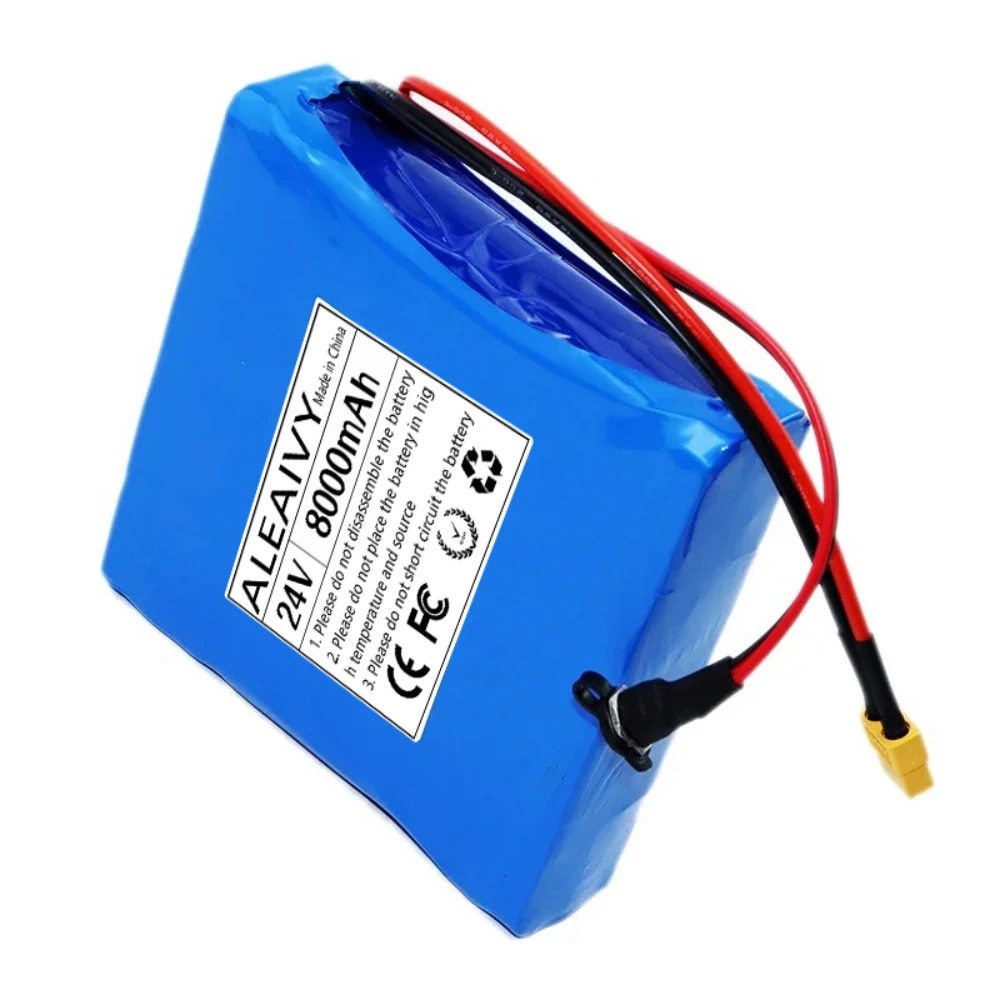 7S2P 18650 24V 8Ah بطارية ليثيوم مع BMS لسكوتر التوازن الذاتي دراجة أحادية كهربائية 8000mAh بطارية قابلة للشحن.