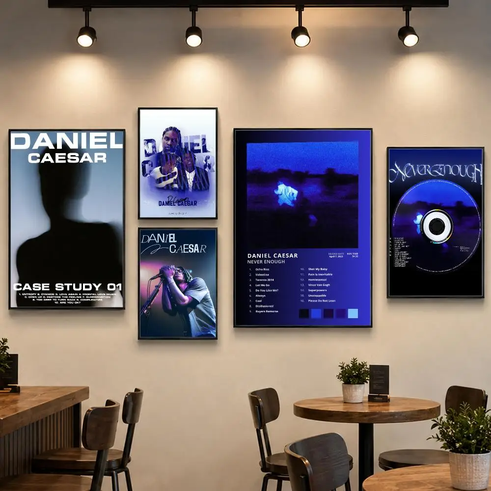Singer D-Daniel Caesar Poster PP Paper Decorative Wall Art for Living RoomsBedrooms Bars Cafes Stylish Home Decor Gift