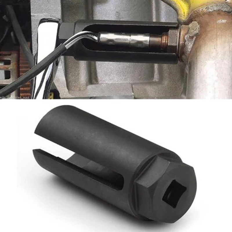 

Black Narrow Mouth Oxygen Sensor Sleeve European-style Oxygen Sensing Socket Wrench Car Special Tool For Repairing