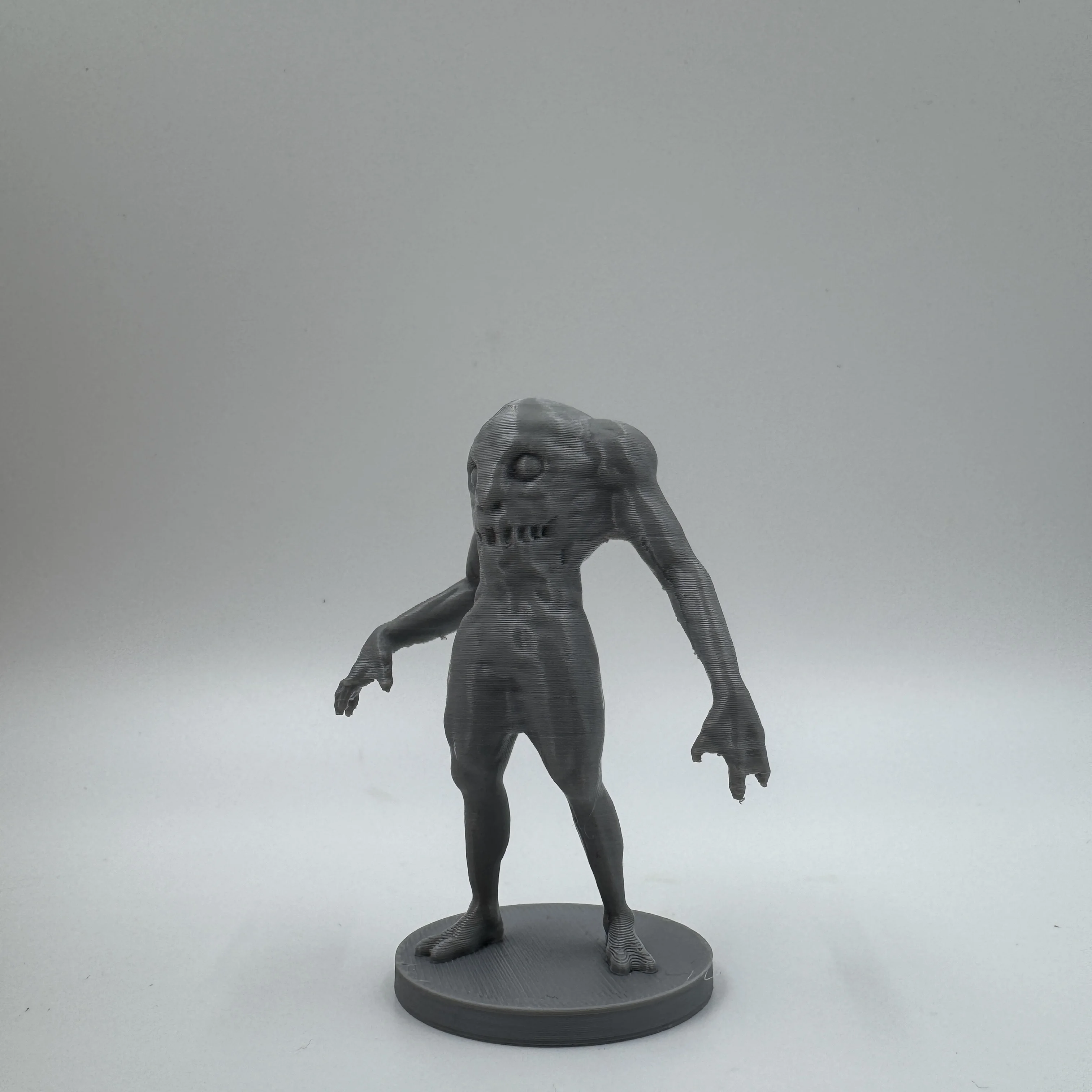 1pc Headless Monster Statue, Chest-Face Creature with Twisted Posture. Expertly Crafted Eerie Details. view 4